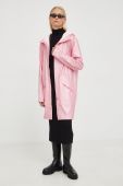 Дощовик Rains 12020 Long Jacket колір рожевий перехідна 12020.2-20.Pink.Sk