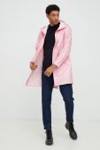 Дощовик Rains 12020 Long Jacket колір рожевий перехідна 12020.2-20.Pink.Sk