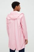Дощовик Rains 12020 Long Jacket колір рожевий перехідна 12020.2-20.Pink.Sk