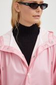 Дощовик Rains 12020 Long Jacket колір рожевий перехідна 12020.2-20.Pink.Sk