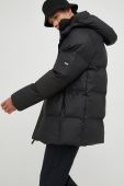 Куртка Rains 15040 Boxy Puffer Parka колір чорний зимова