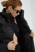 Куртка Rains 15040 Boxy Puffer Parka колір чорний зимова