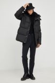 Куртка Rains 15040 Boxy Puffer Parka колір чорний зимова