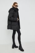 Куртка Rains 15040 Boxy Puffer Parka колір чорний зимова