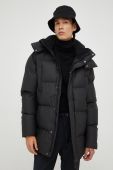 Куртка Rains 15040 Boxy Puffer Parka колір чорний зимова