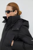 Куртка Rains 15040 Boxy Puffer Parka колір чорний зимова
