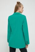 Піджак Only колір зелений двобортний однотонна