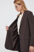 Піджак Vero Moda колір коричневий однобортний однотонна