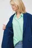 Піджак Vero Moda однобортний однотонна колір блакитний