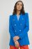 Піджак Only двобортний однотонна колір блакитний