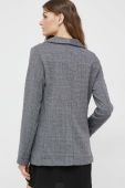 Піджак United Colors of Benetton колір сірий однобортний візерунок