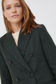 Піджак Sisley колір зелений двобортний візерунок