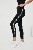 Легінси Dkny жіночі колір чорний з аплікацією (2617051)
