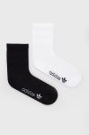 Шкарпетки adidas Originals HL9424 (2-pack) жіночі колір чорний