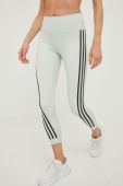 Легінси для тренувань adidas Performance Train Icons жіночі колір зелений з принтом