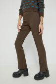 Штани Noisy May жіночі колір коричневий