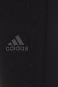Легінси для бігу adidas Performance Run Icons Winter жіночі колір чорний з принтом