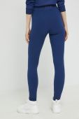 Легінси Fila жіночі колір синій однотонні