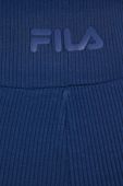 Легінси Fila жіночі колір синій однотонні