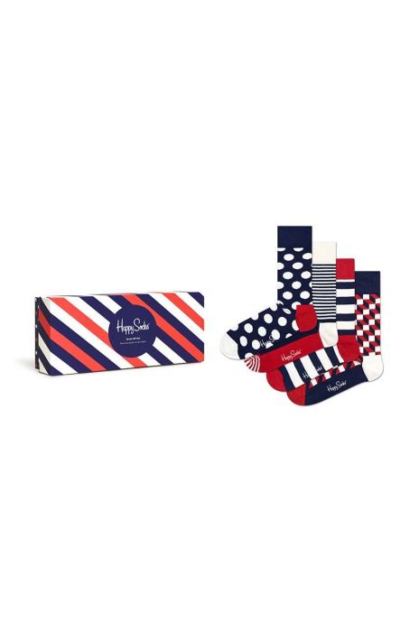 Шкарпетки Happy Socks 4-pack жіночі колір синій