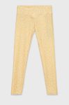 Дитячі легінси Guess колір жовтий візерунок