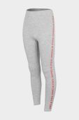 Дитячі легінси 4F колір сірий з принтом