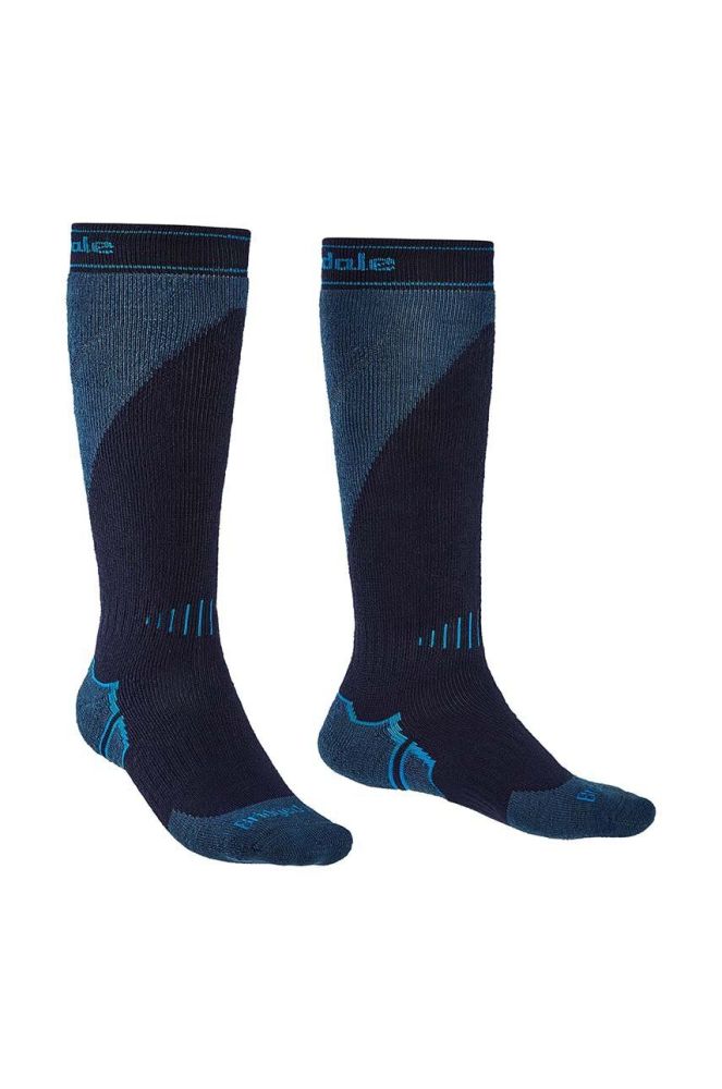 Лижні шкарпетки Bridgedale Midweight + Merino Performance колір темно-синій (3600276)