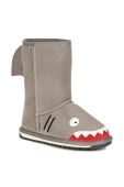 Дитячі замшеві чоботи Emu Australia Shark колір сірий