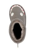 Дитячі замшеві чоботи Emu Australia Shark колір сірий