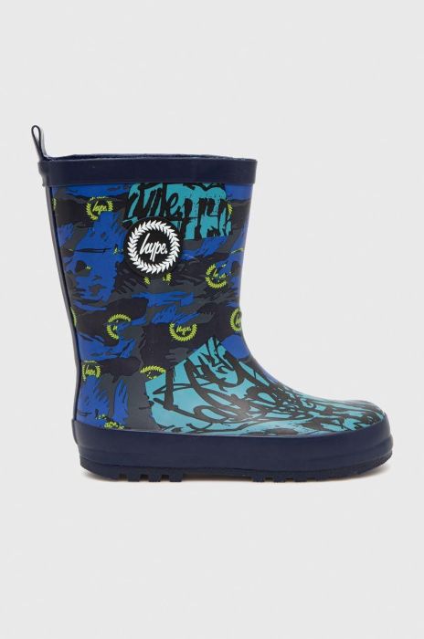 Дитячі гумові чоботи Hype колір синій (2773529)