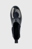 Гумові чоботи Tommy Hilfiger Ankle Rainboot With Metal Detail жіночі колір синій