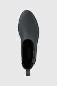 Гумові чоботи Tommy Hilfiger Rain Boot Ankle Elastic жіночі колір синій