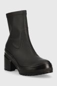 Черевики Tommy Jeans Tommy Jeans Heeled Boot жіночі колір чорний каблук блок (2716626)