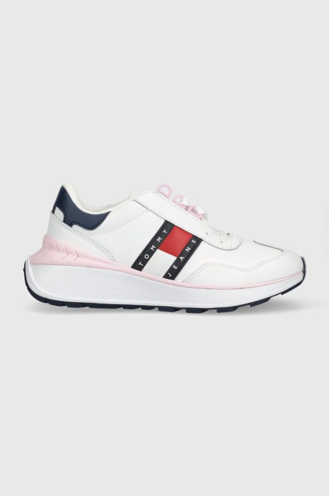 Кросівки Tommy Jeans Tommy Jeans Retro Fashion Run колір білий