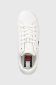 Шкіряні кросівки Tommy Jeans Tommy Jeans Flatform Ess колір білий