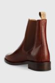 Шкіряні черевики Gant Fayy жіночі колір коричневий каблук блок (2686283)