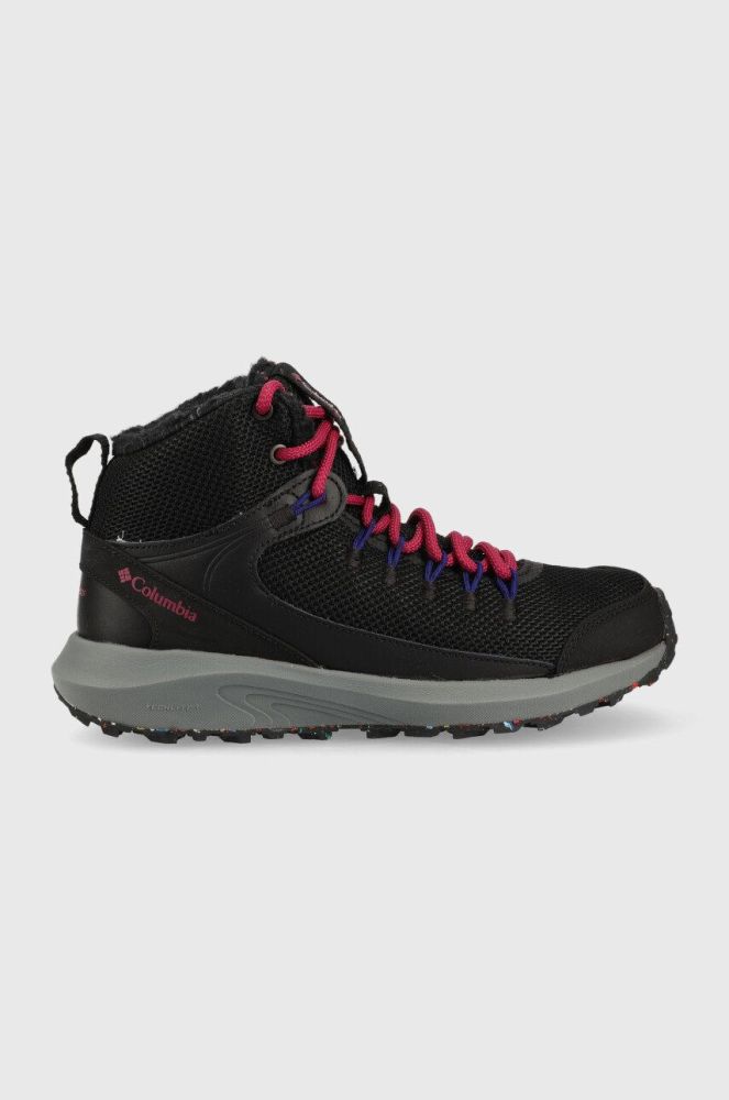 Черевики Columbia Trailstorm Mid Waterproof жіночі колір чорний утеплене