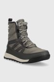 Зимові чоботи Sorel Whitney II Short Lace колір сірий