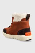 Замшеві чоботи Sorel Explorer II Carniv колір коричневий