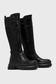 Чоботи Liu Jo Amy 04 жіночі колір чорний на платформі