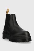 Черевики Dr. Martens V 2976 Quad Mono жіночі колір чорний на платформі DM27560001-Black