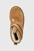 Шкіряні чоботи UGG W Neumel Platform колір коричневий