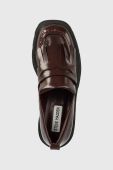 Мокасини Steve Madden Marleigh жіночі колір бордовий на платформі