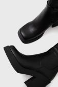 Чоботи Steve Madden Seasons жіночі колір чорний на платформі
