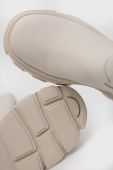 Чоботи Steve Madden Lodge жіночі колір бежевий на платформі