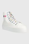 Кеди Chiara Ferragni High Canvas жіночі колір білий