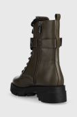 Черевики Guess Madox жіночі колір зелений на платформі