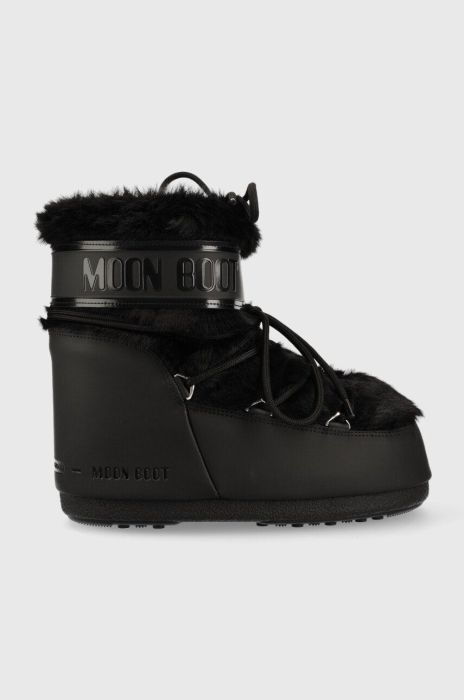 Зимові чоботи Moon Boot Icon Low Faux Fur колір чорний 14093900.BLACK-BLACK