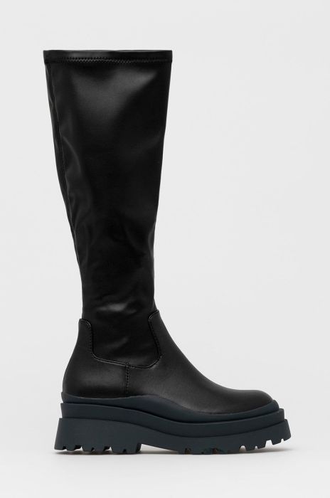 Чоботи Aldo Majorr жіночі колір чорний на платформі