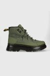 Черевики Dr. Martens Boury жіночі колір зелений на плоскому ходу DM27831384-Khaki